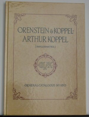 Titel des Nachdrucks Orenstein & Koppel Reprint von 1913